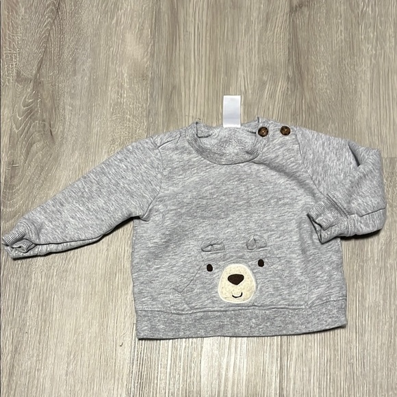 4 for $20 Gray Bear Face Kids Sweatshirt - Picture 1 of 1
